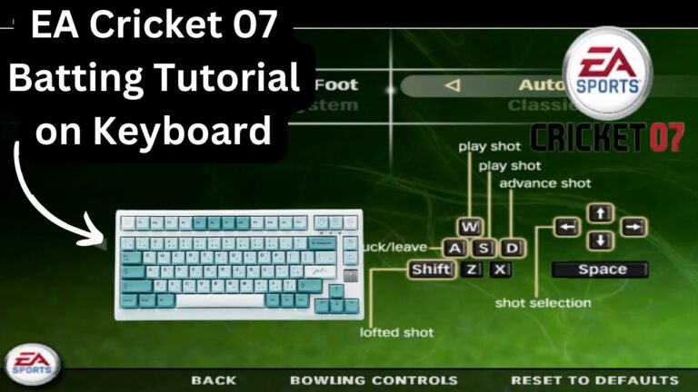 cricket Game contorl on pv