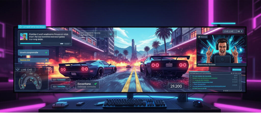 Content Creators and Streaming Culture in WHEON GTA